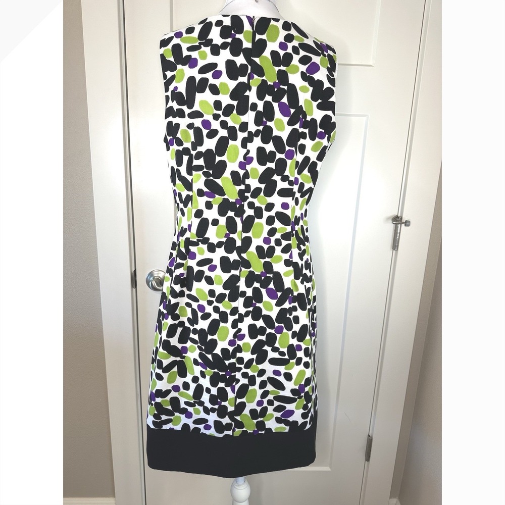Ronni Nicole Sleeveless Sheath Dress Women's Size 10 Multi Color Knee Length - Picture 3 of 8